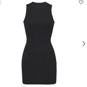 New without tag black Medium Skims little black dress ribbed